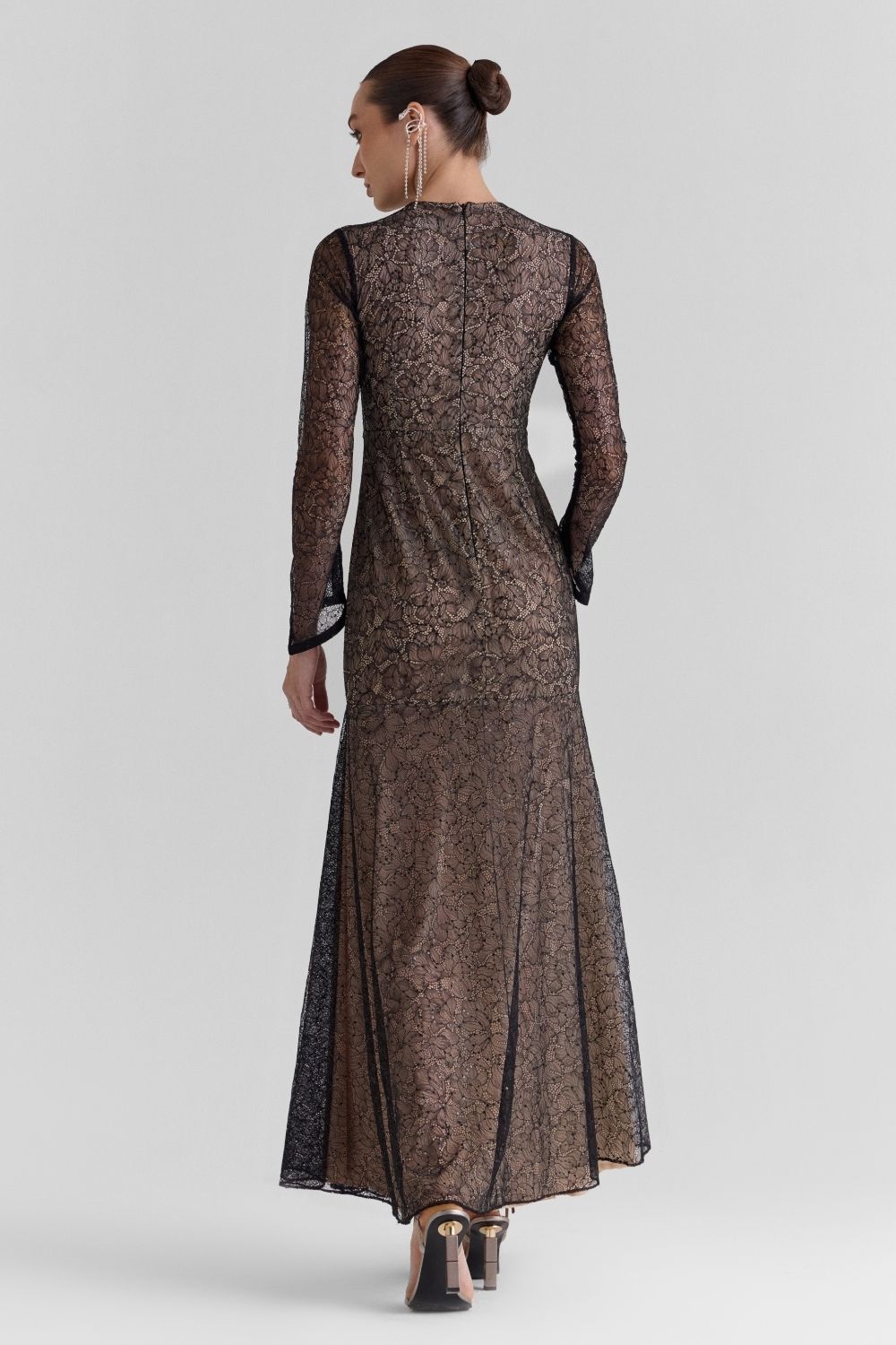 Elara Lace Maxi Dress