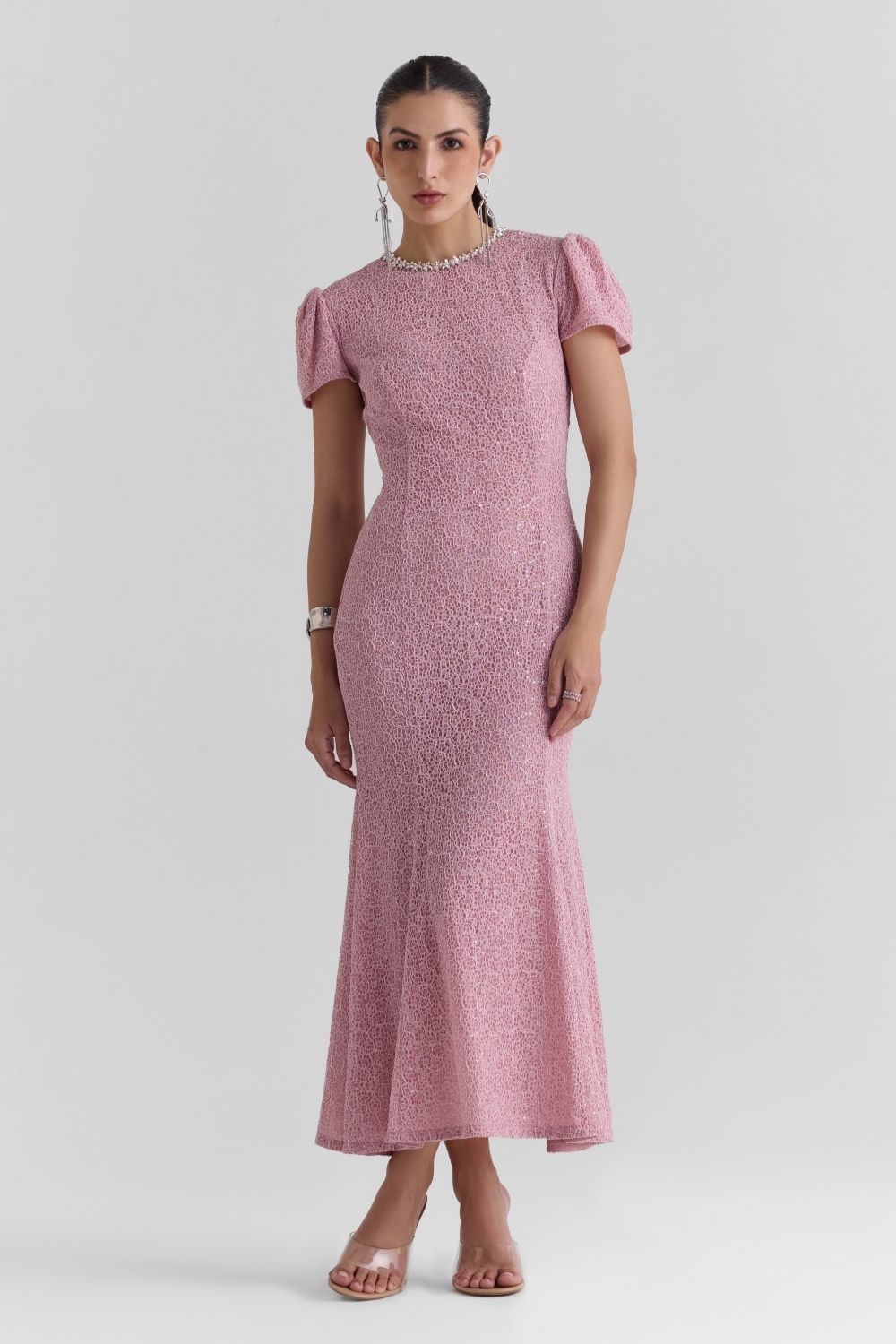 Amara Lace Midi Dress