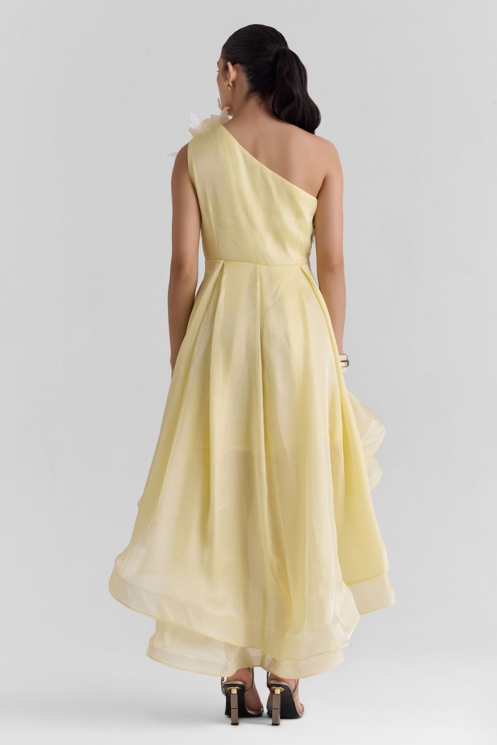 Sheen Organza Midi Dress