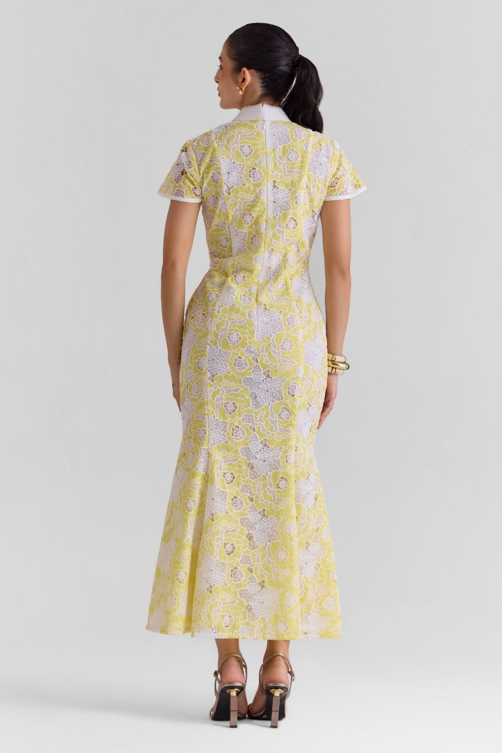 Mist Lace Midi Dress