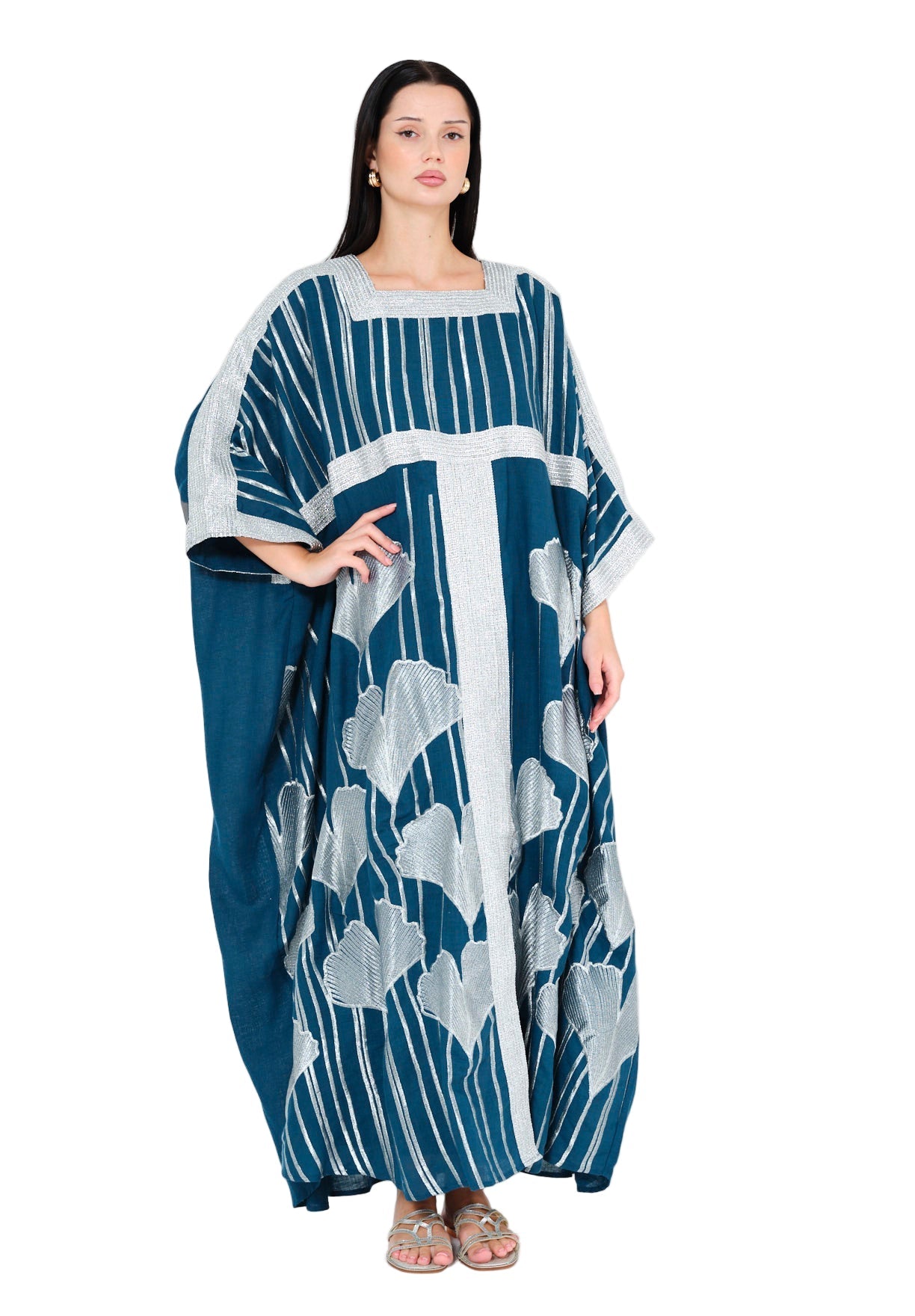 Celestia Luxe Embroidered Jalabiya