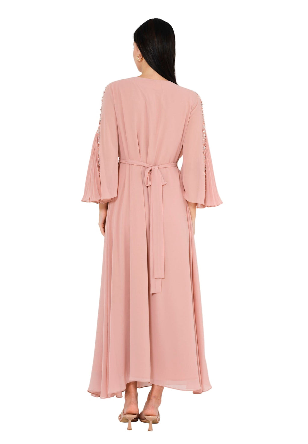 Blush Bloom Embellished Gown