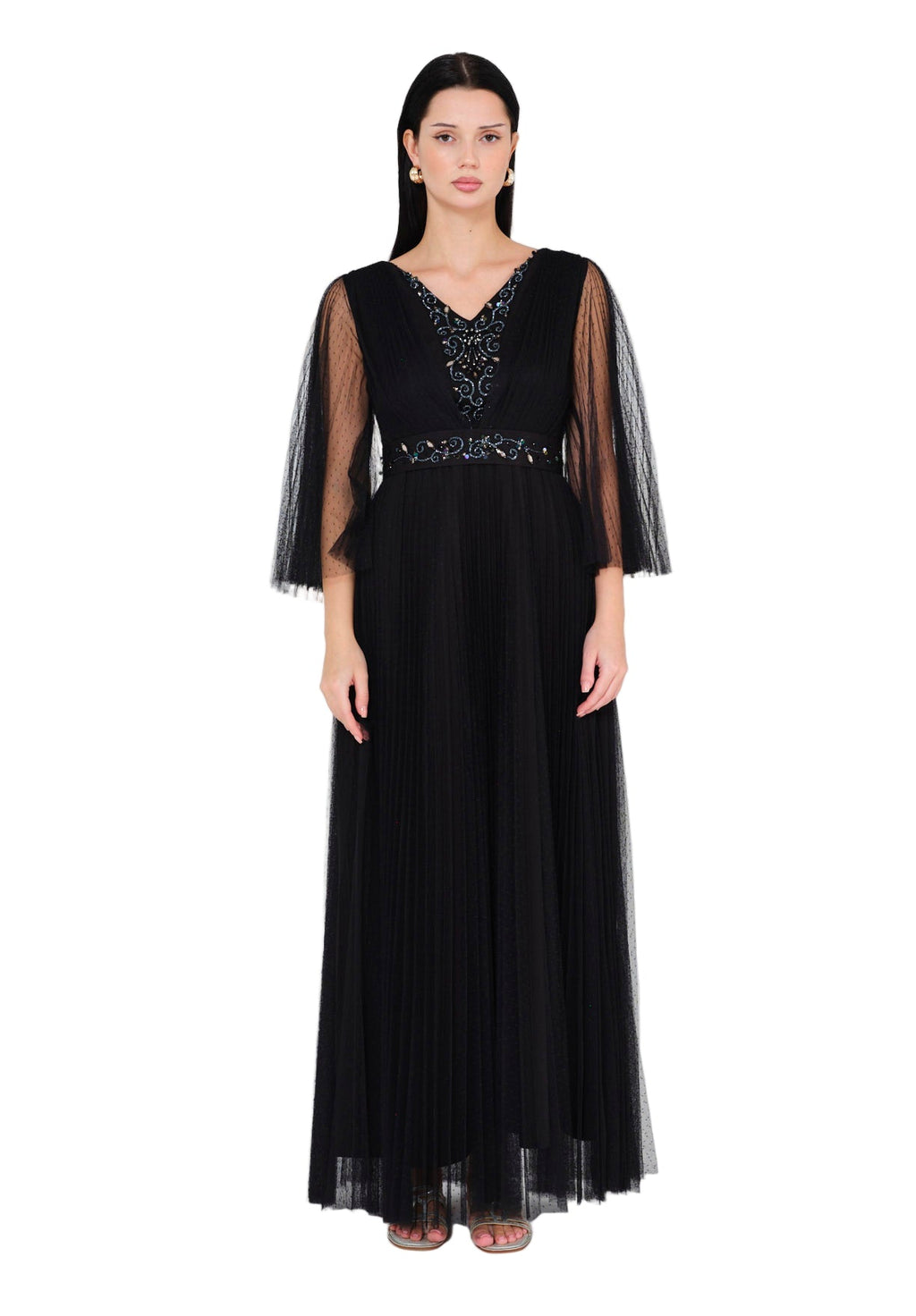 Regal Glamour Maxi Dress