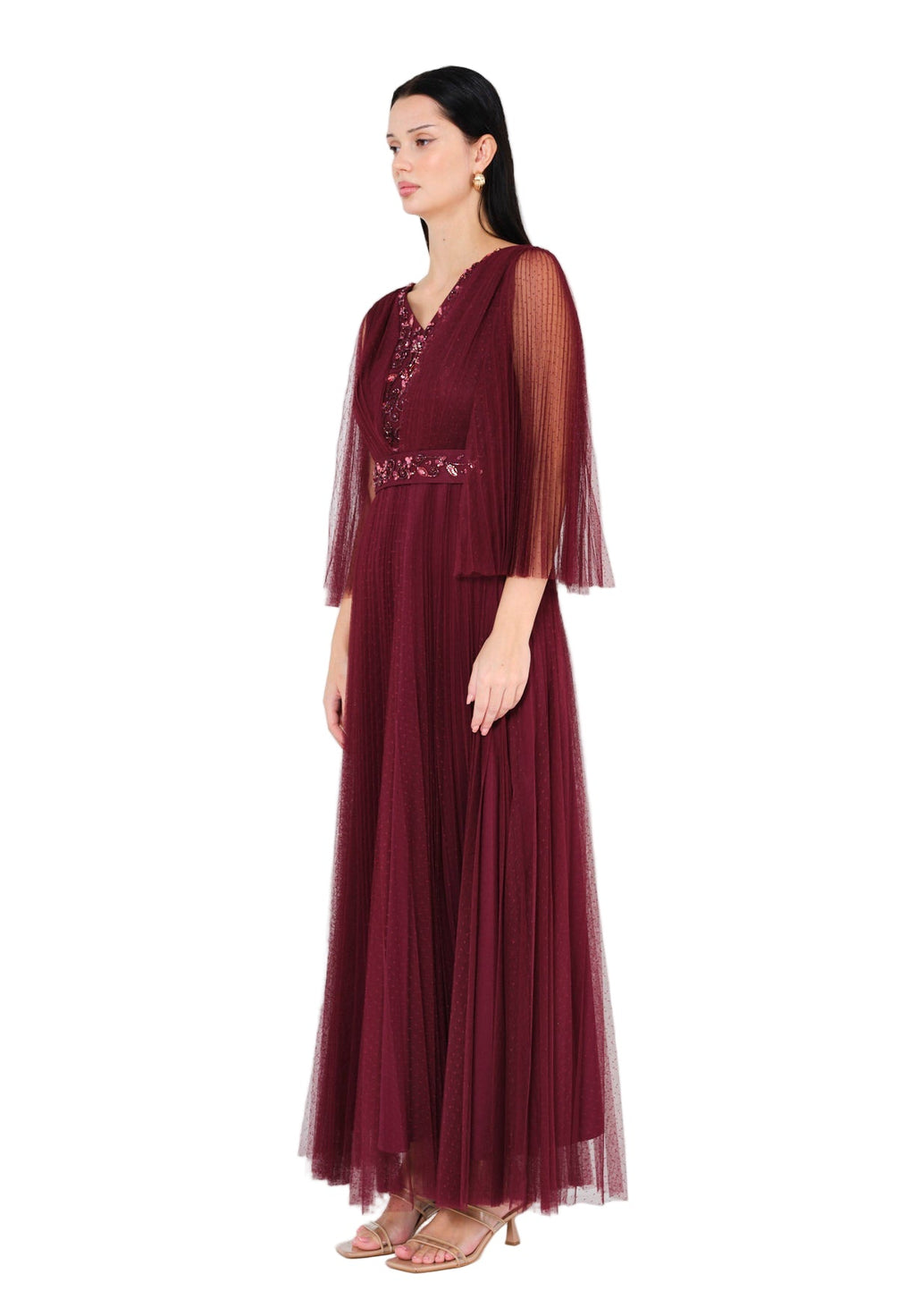 Regal Glamour Maxi Dress