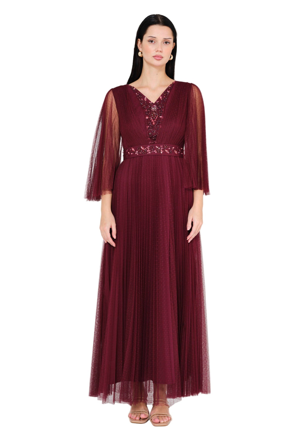 Regal Glamour Maxi Dress