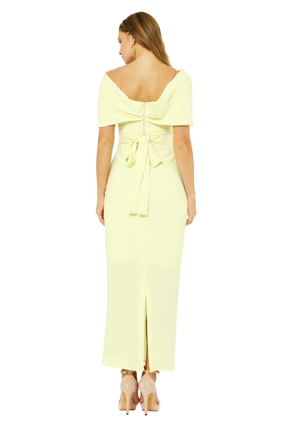 Off-The-Shoulder Draped Embellished Crepe Gown