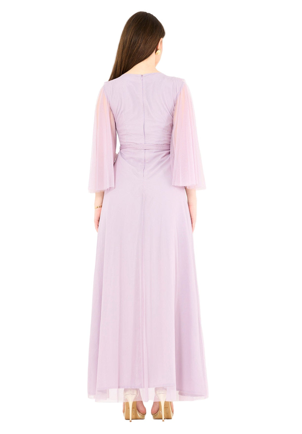 Starlit Grace Tulle Maxi Dress