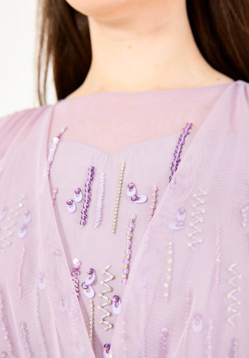 Starlit Grace Tulle Maxi Dress