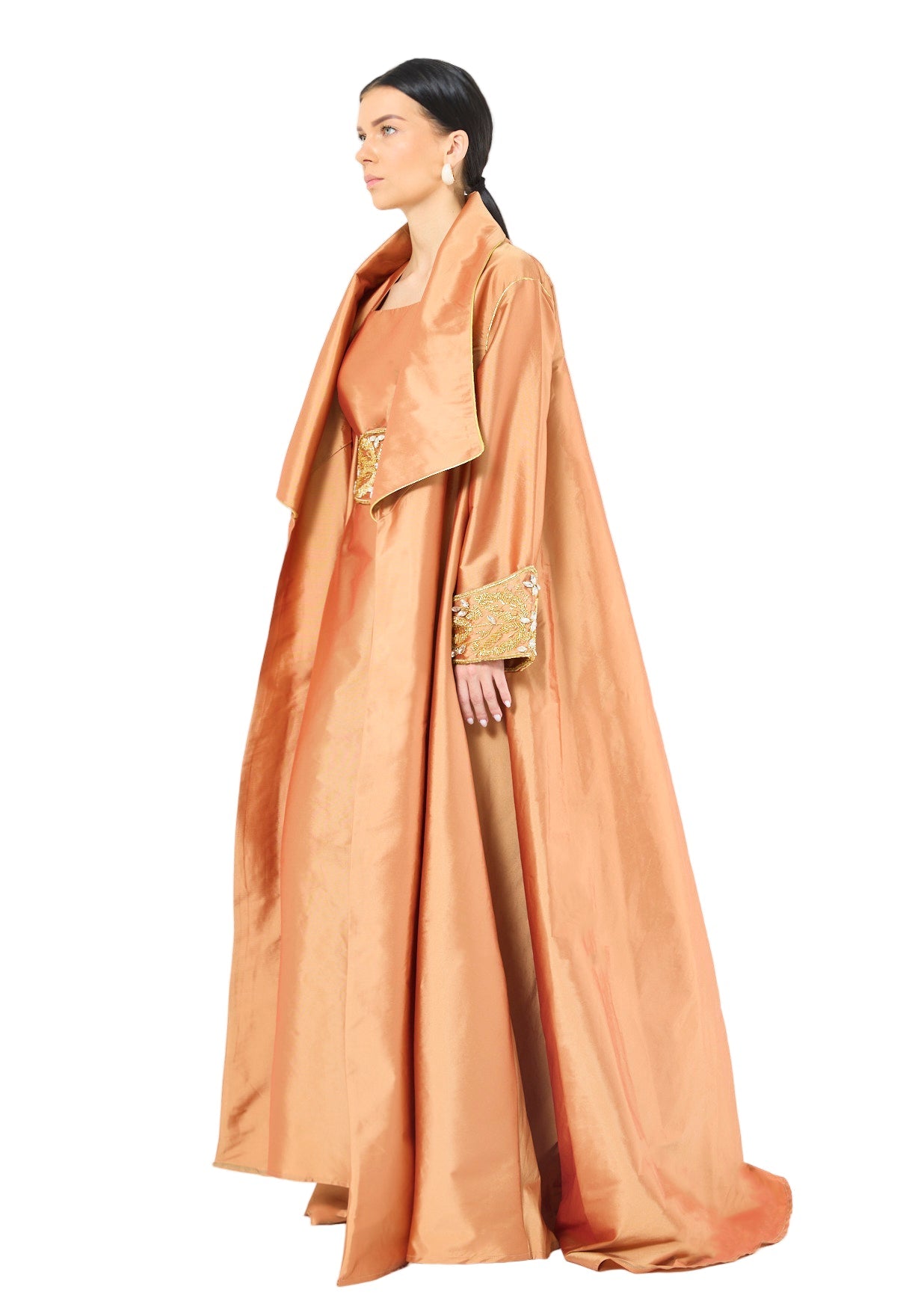 Embroidered Bisht with Inner Set