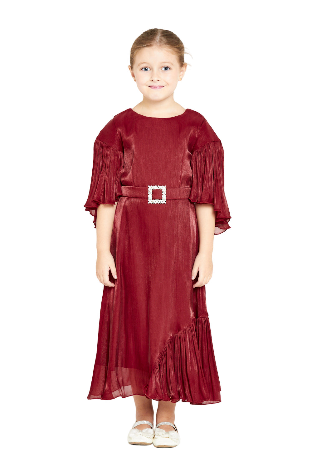 Radiant Flounce Gown in Organza