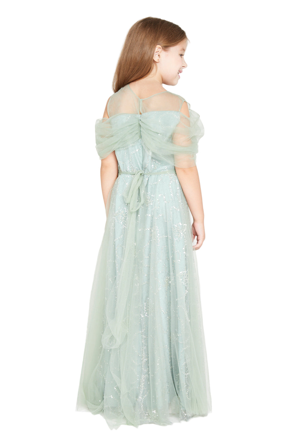 Embellished Tulle Gown