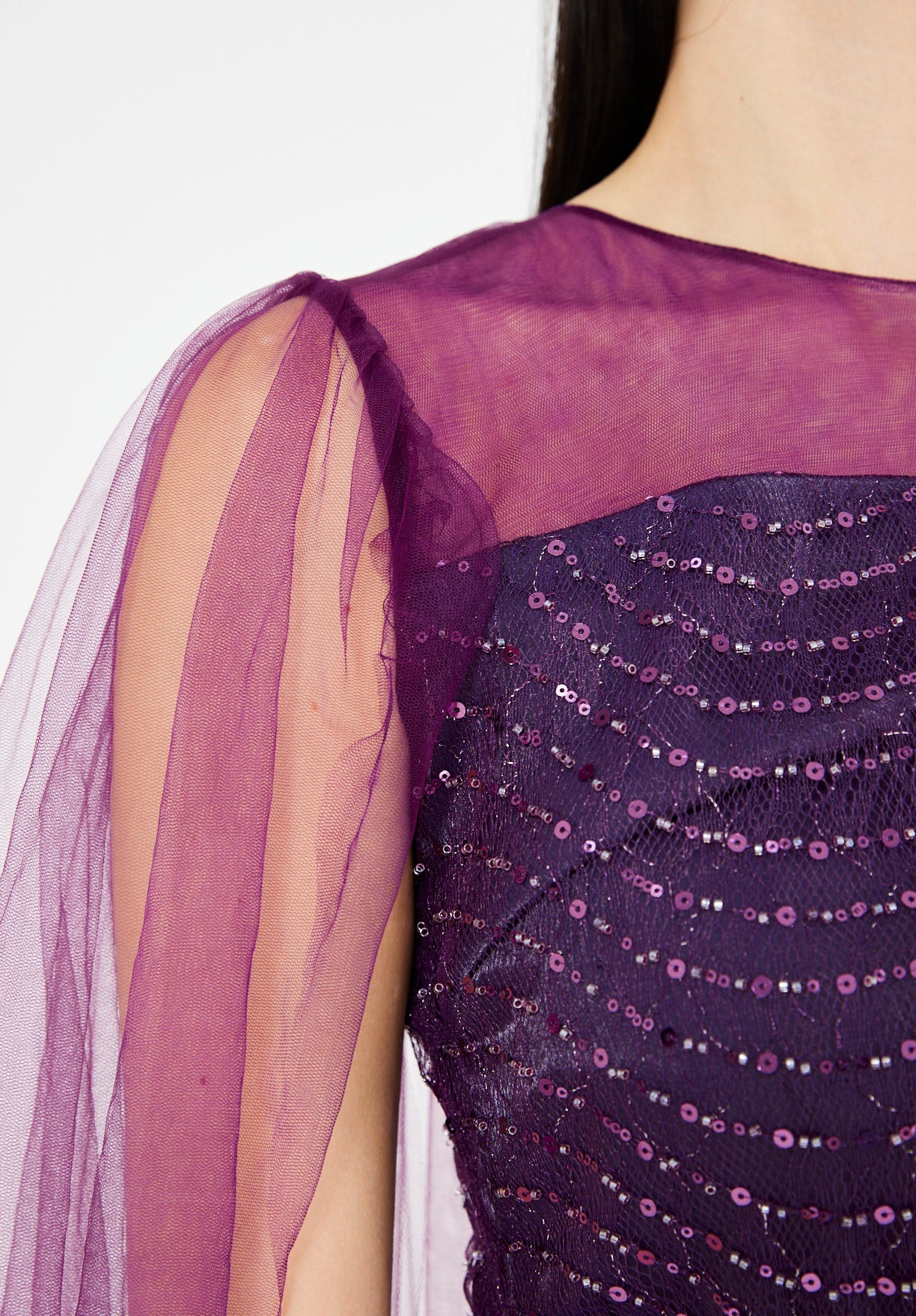 Midnight Sparkle Tulle Gown