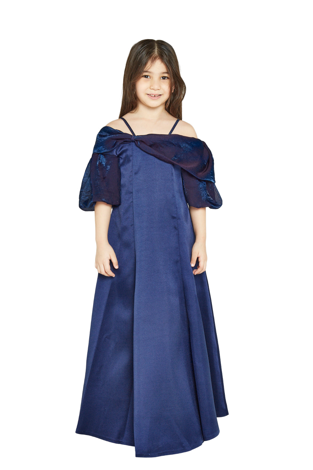 Off Shoulder Puff Sleeve Gown