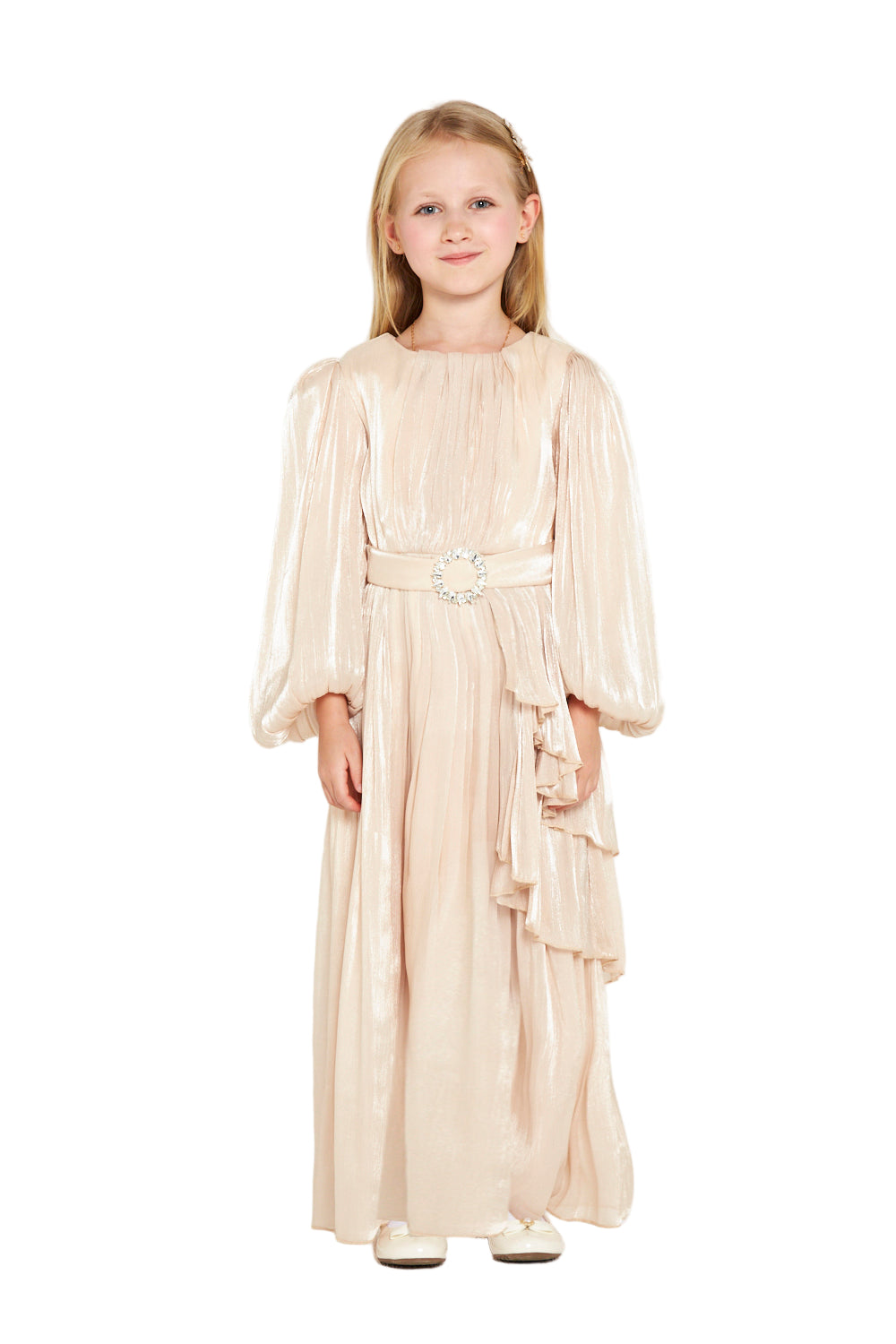 Elegant Pleated Organza Dream Dress