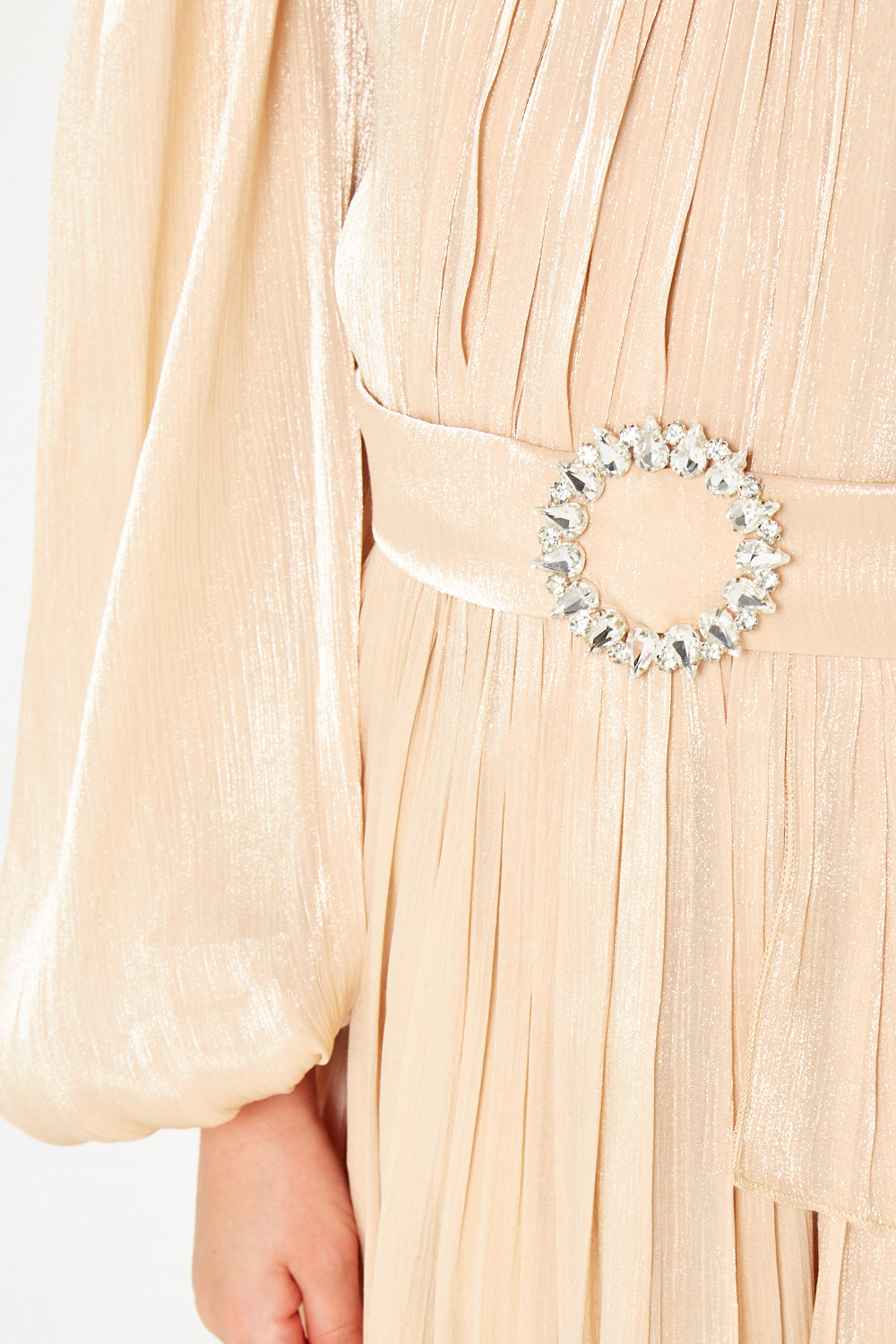 Elegant Pleated Organza Dream Dress