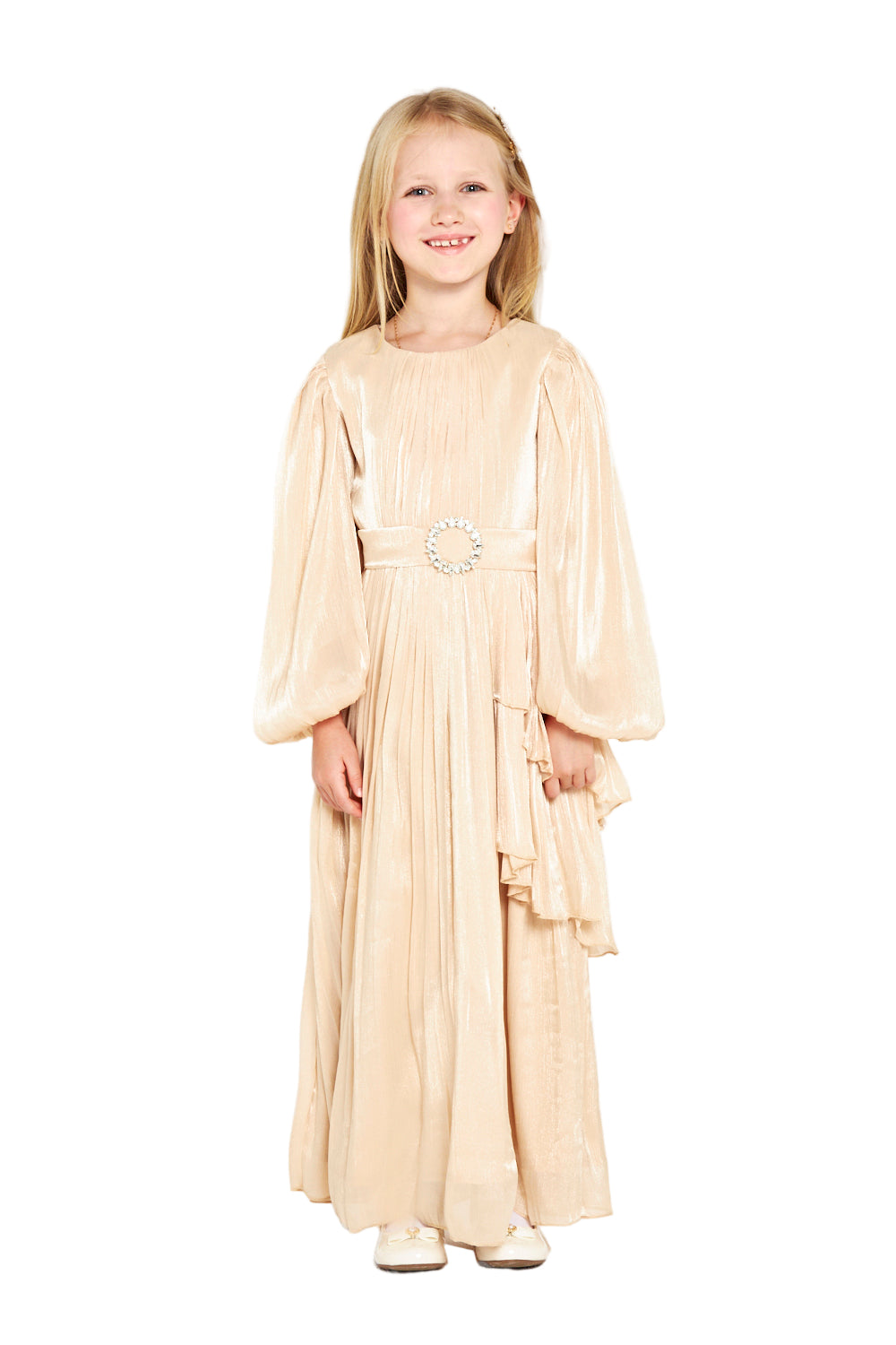 Elegant Pleated Organza Dream Dress