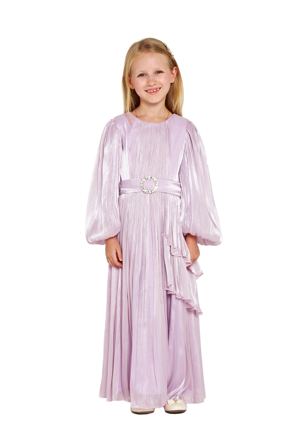 Elegant Pleated Organza Dream Dress