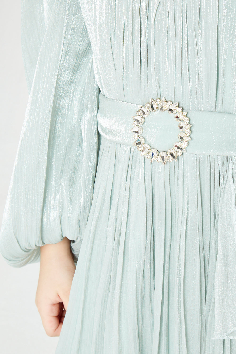 Elegant Pleated Organza Dream Dress