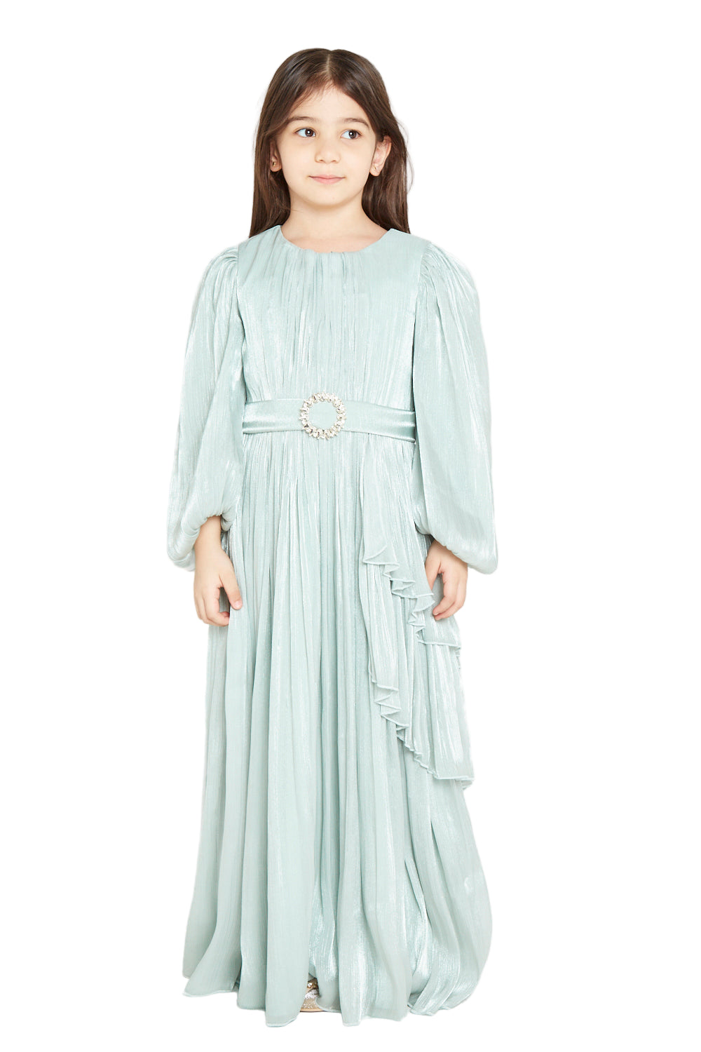 Elegant Pleated Organza Dream Dress