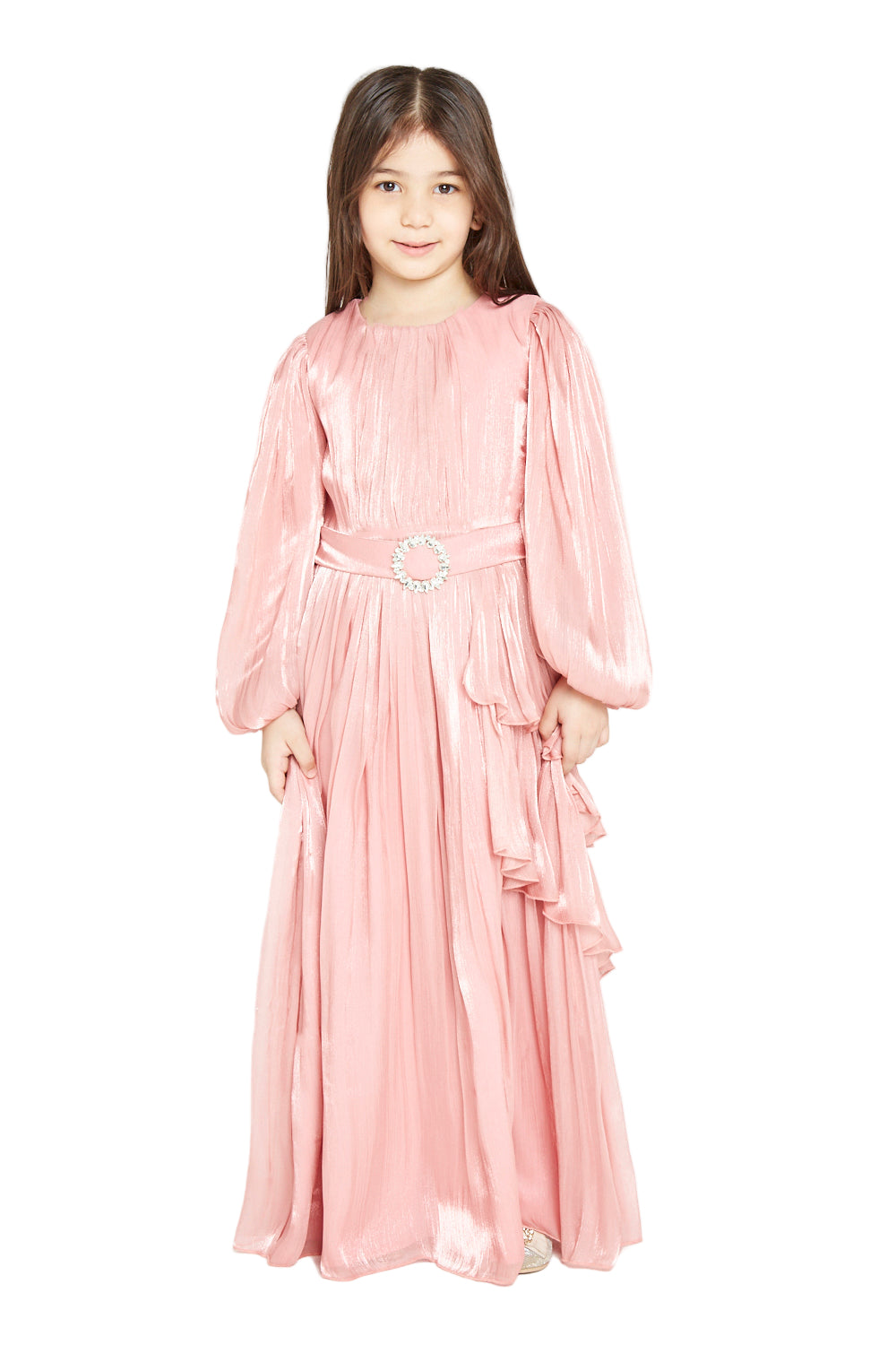 Elegant Pleated Organza Dream Dress