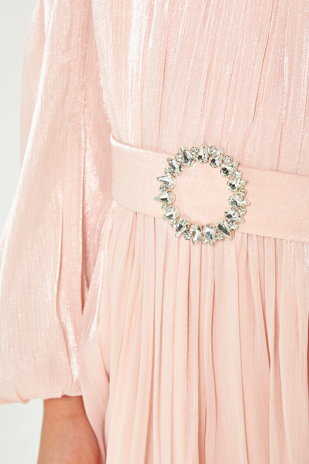 Elegant Pleated Organza Dream Dress