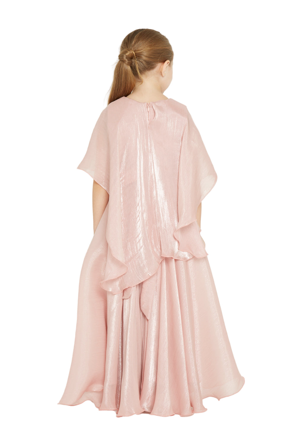 Shimmer Flowy Belle Gown with Crystal Buckle