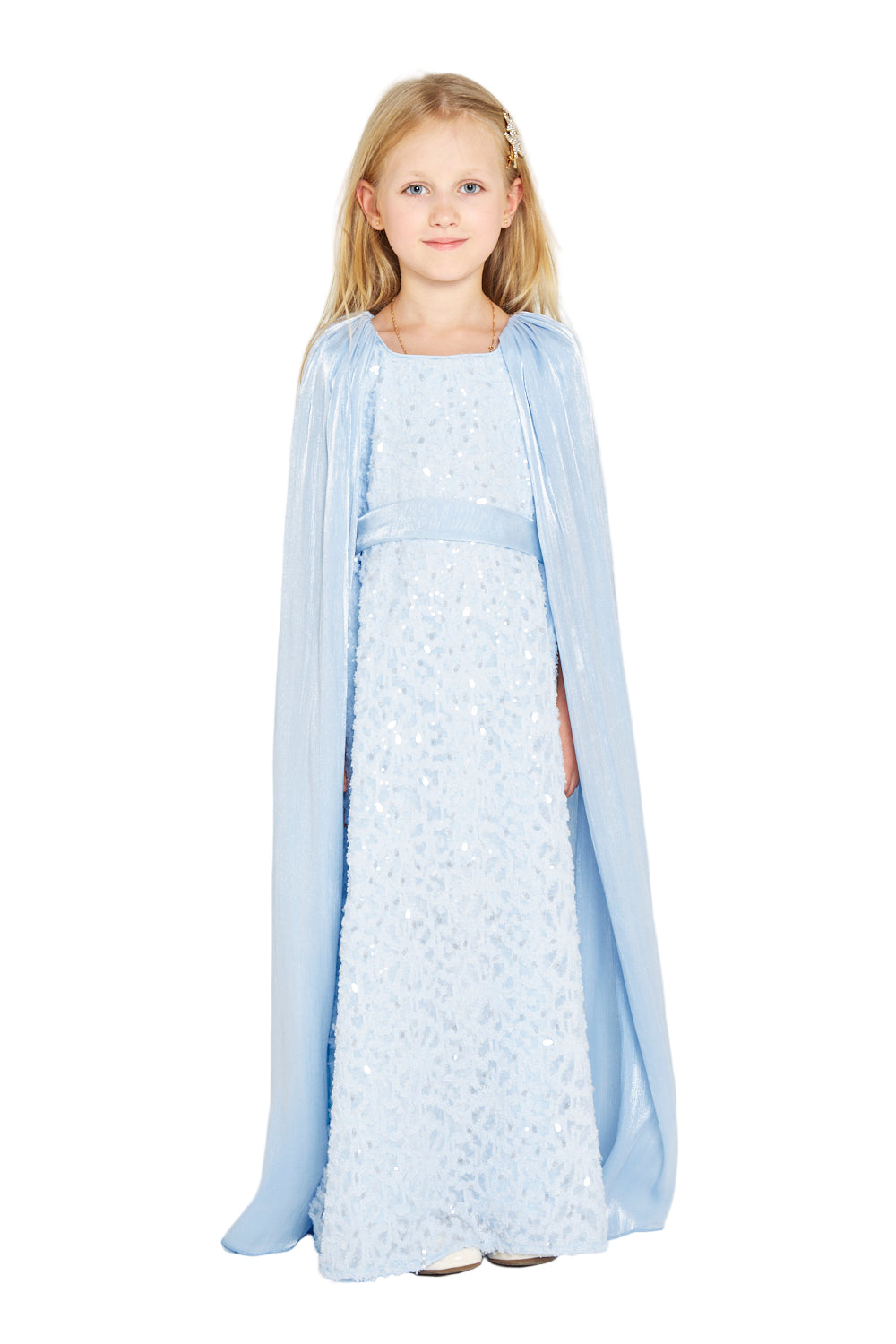 All-over Sequin Embellished Gown