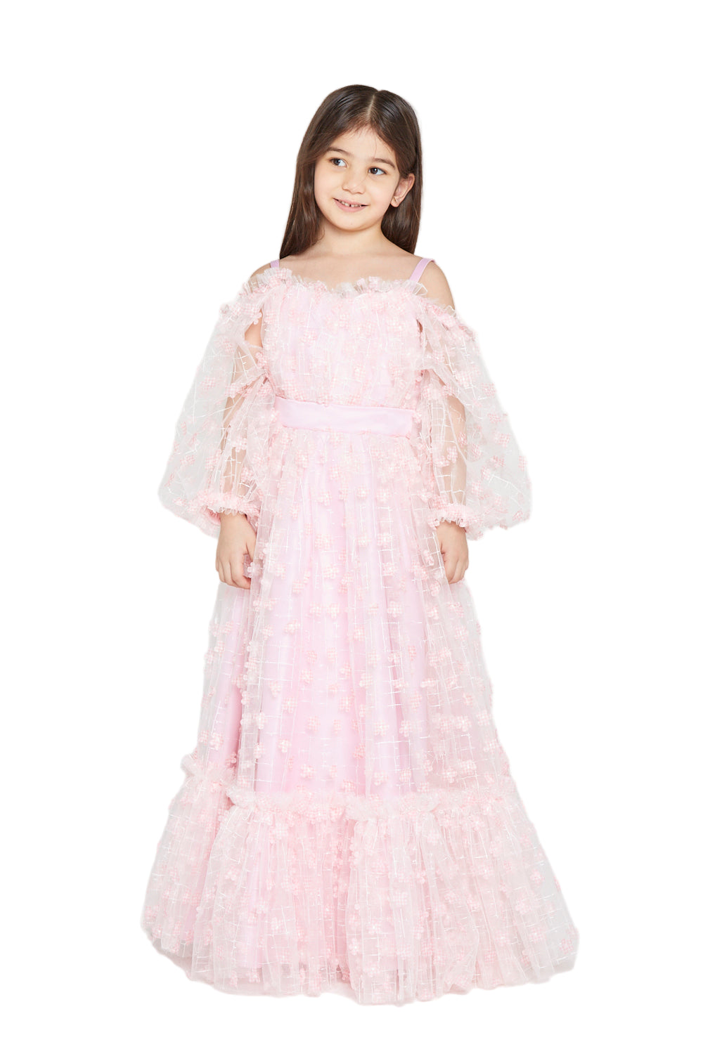 Floral Tulle Fairy Blossom Gown