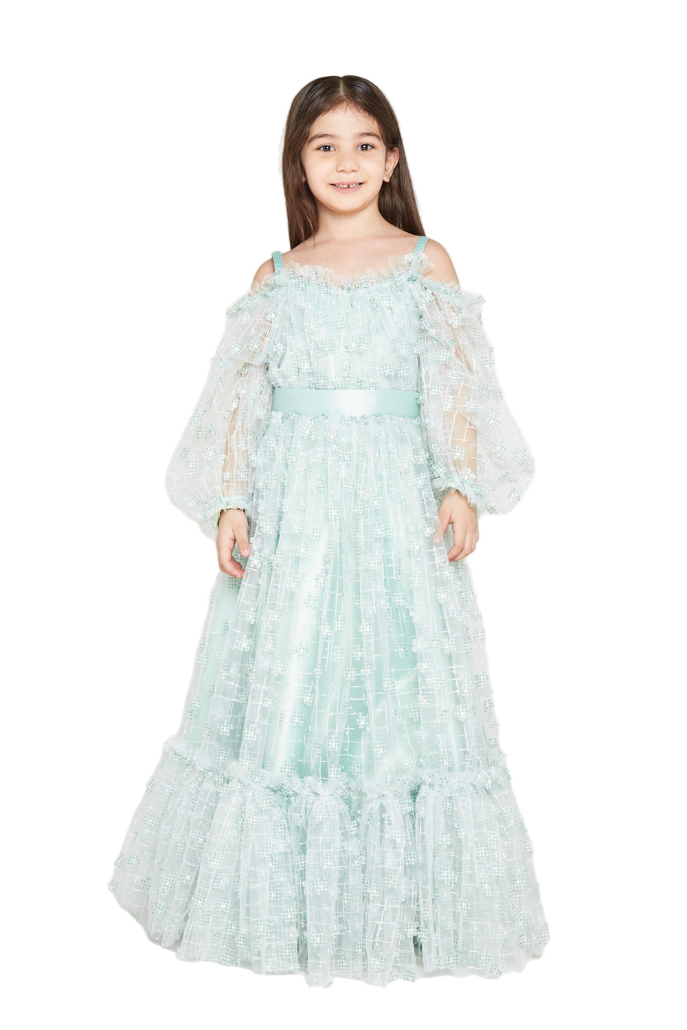 Floral Tulle Fairy Blossom Gown