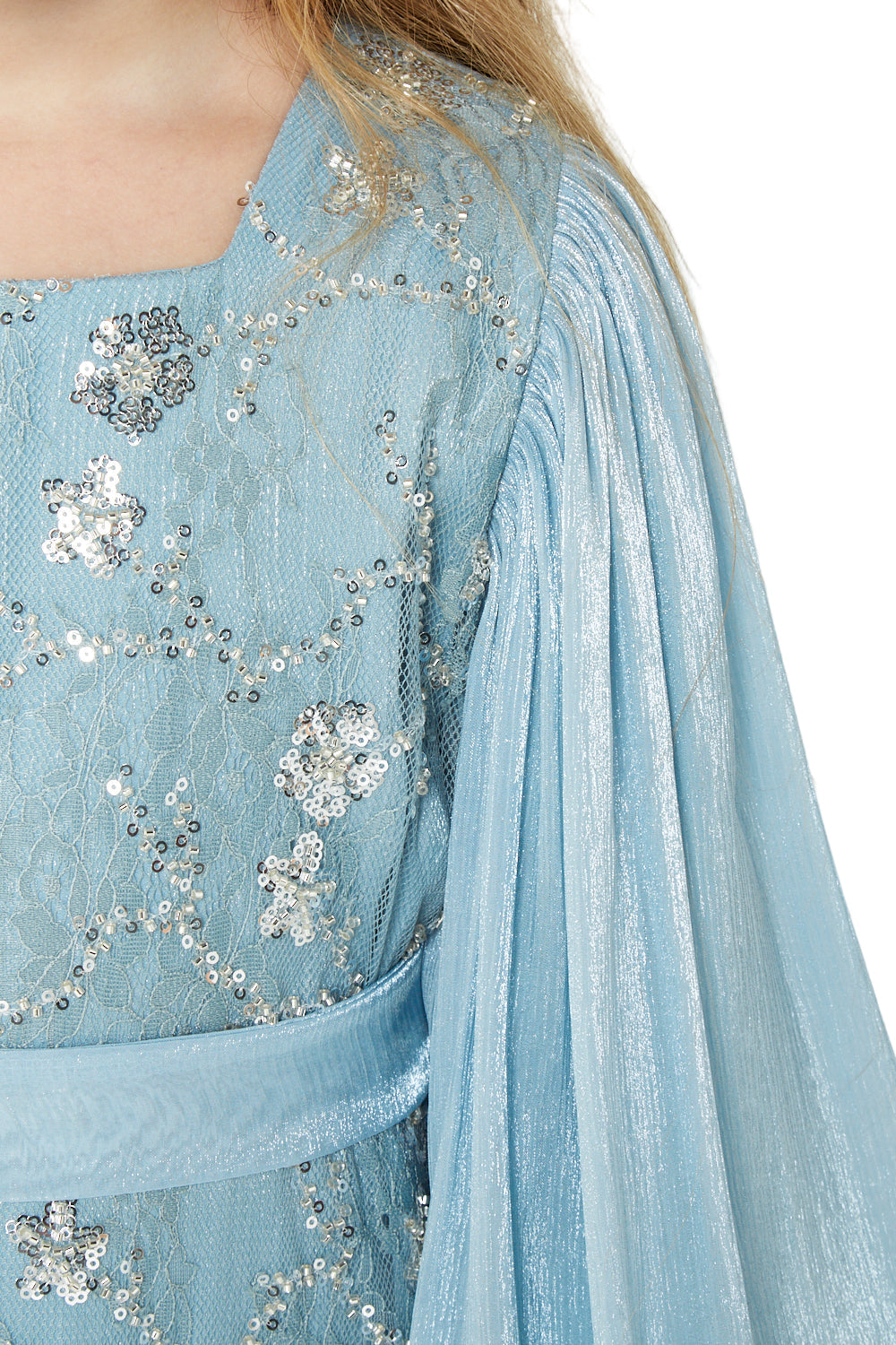 Sequin Floral Embellished Gown