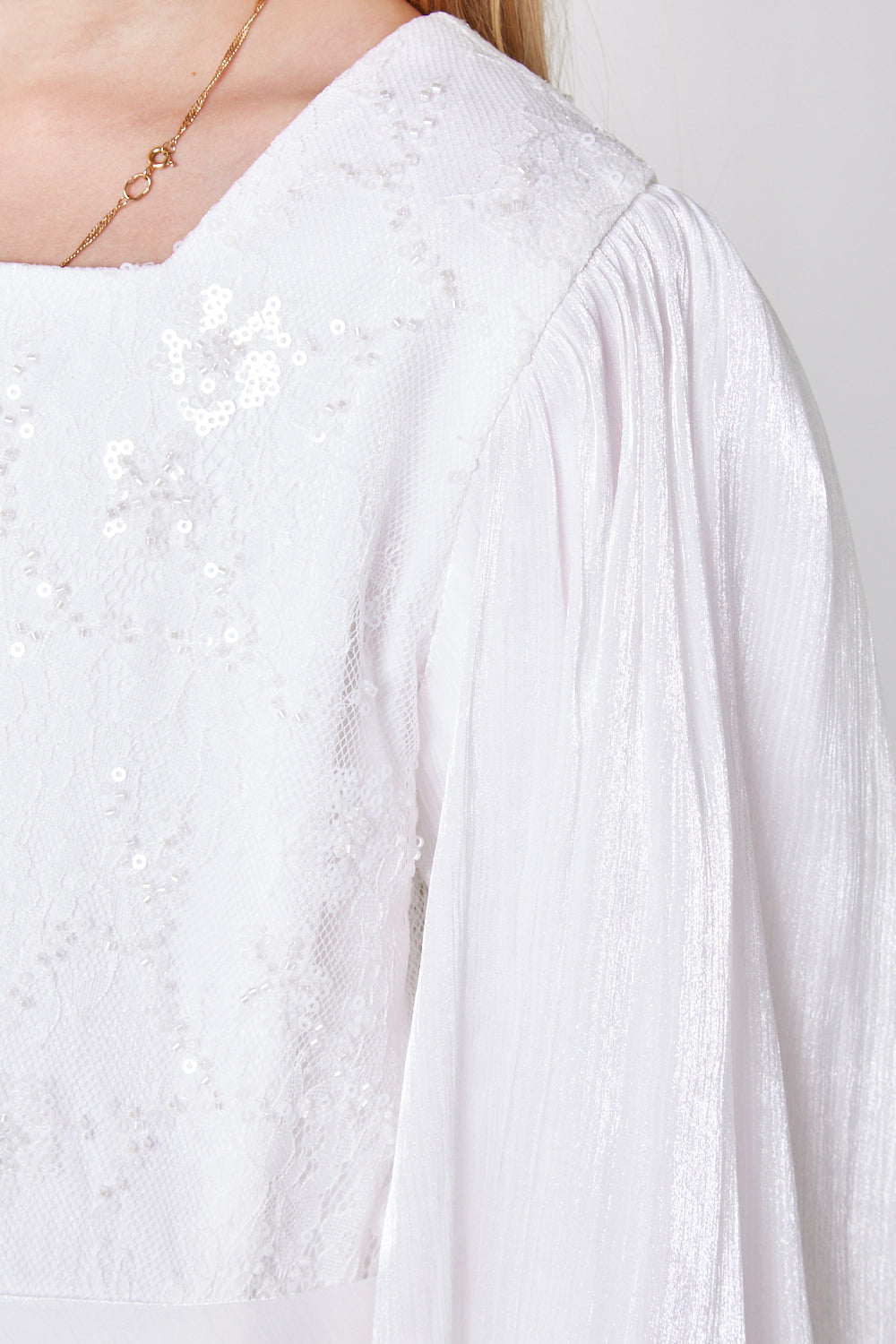 Sequin Floral Embellished Gown