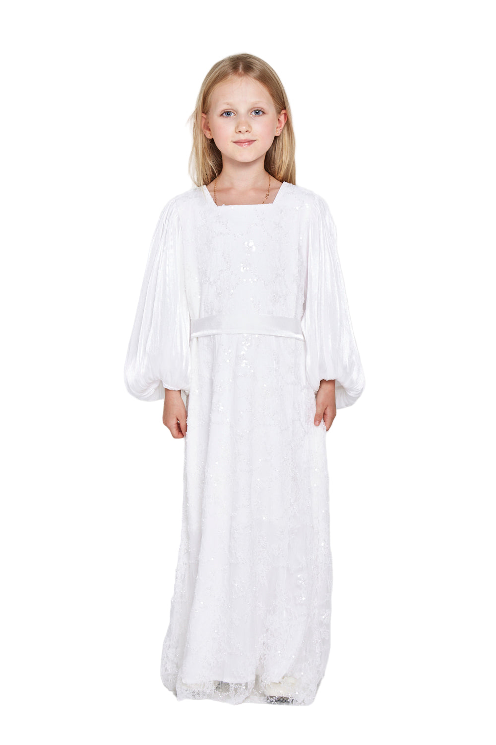 Sequin Floral Embellished Gown