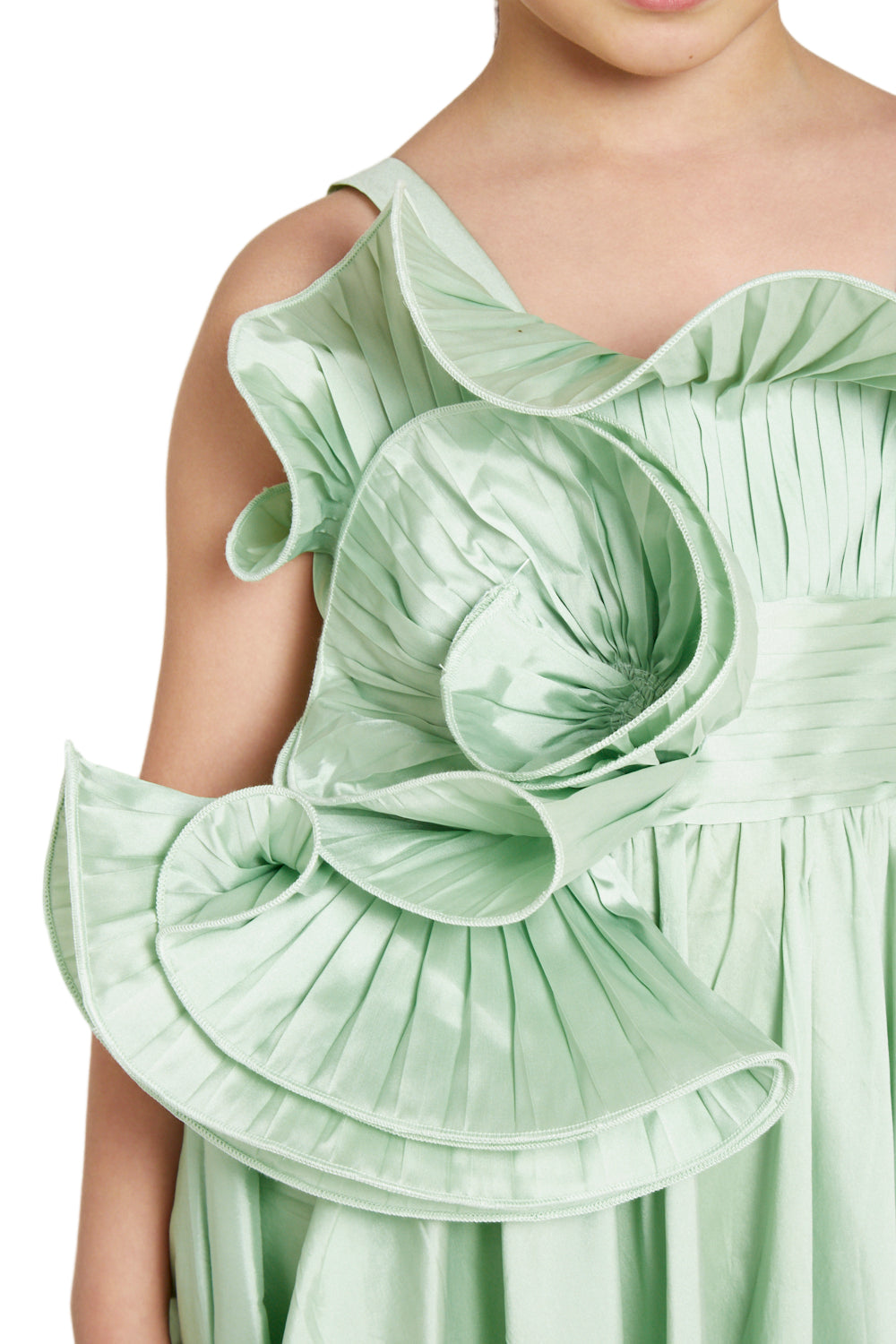 Sculpted A-line Statement Gown