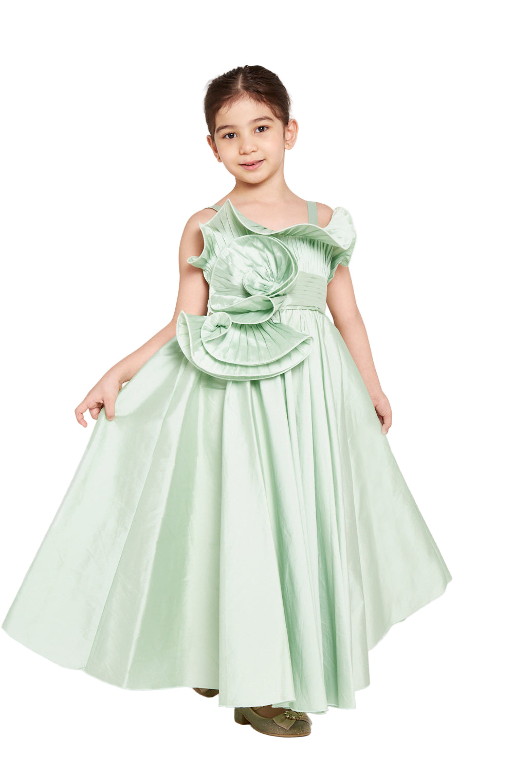 Sculpted A-line Statement Gown