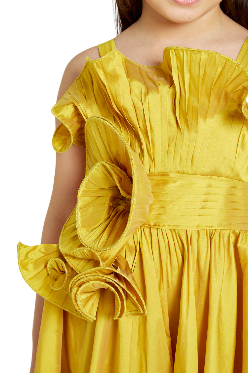 Sculpted A-line Statement Gown