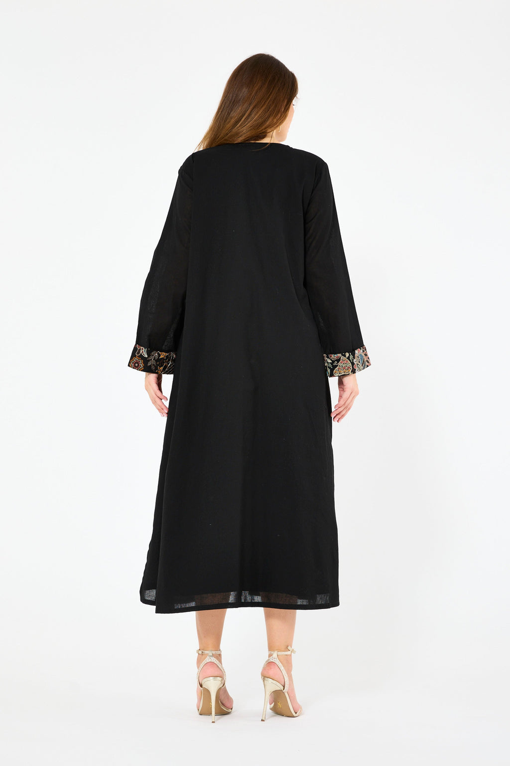 Contrast Large Patchwork Jalabiya