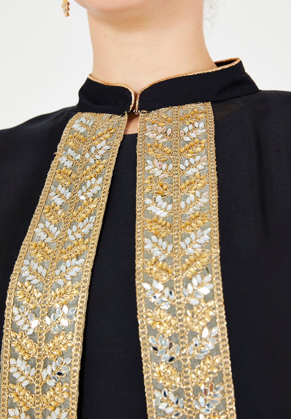 Animal-Inspired Abstract Printed Overlay & Dress Set