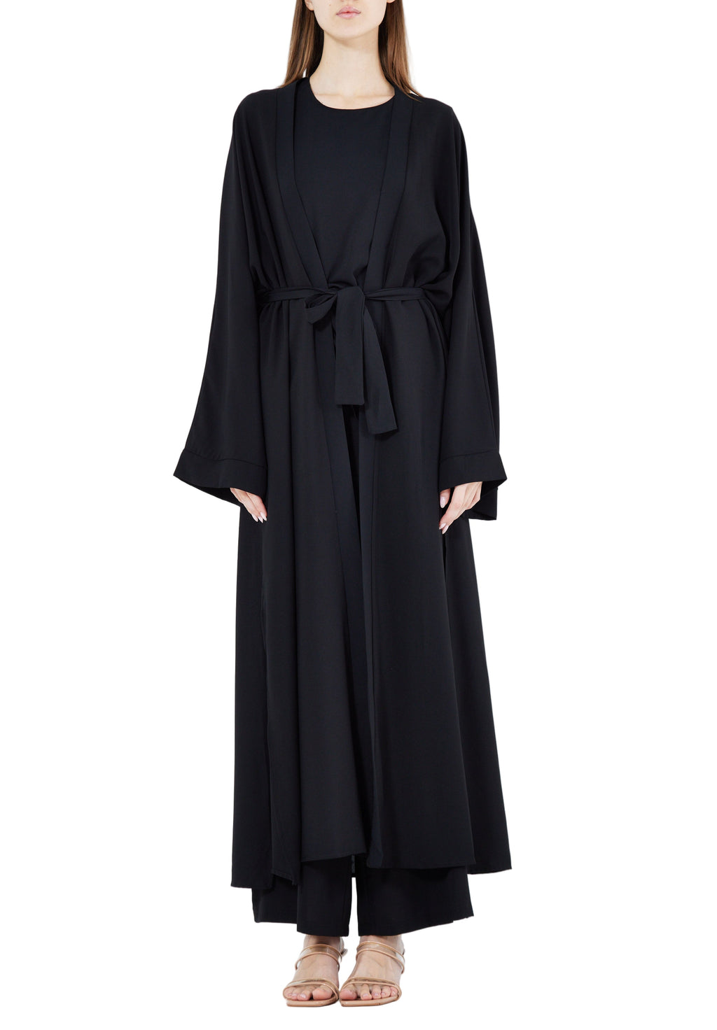 Stylish Loose fitted Jalabiya With Flared Pant