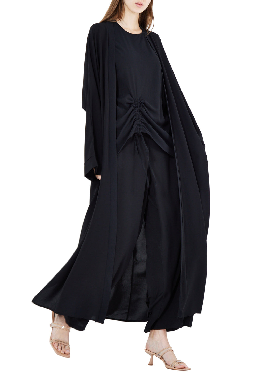 Stylish Loose fitted Jalabiya With Flared Pant