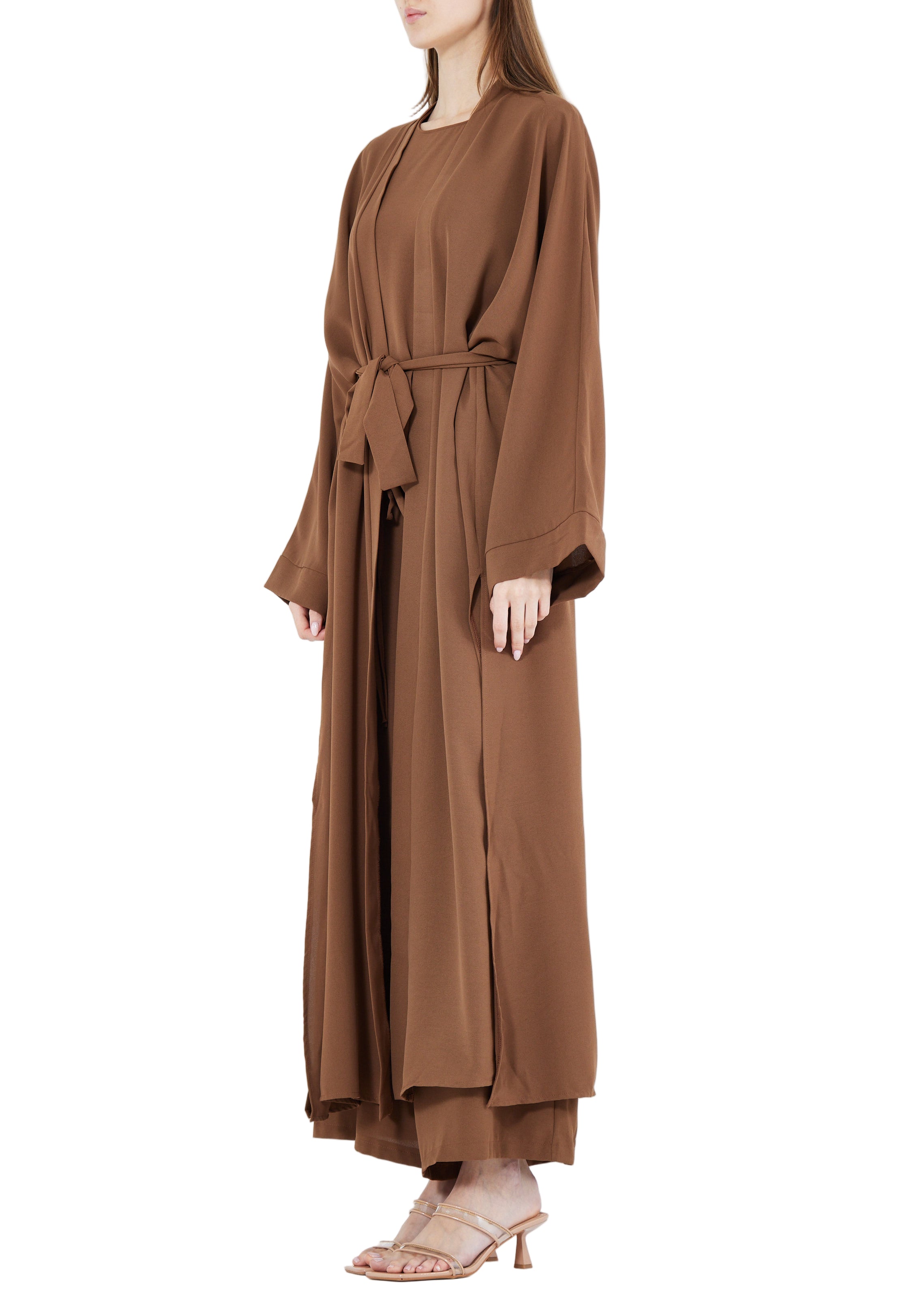 Stylish Loose fitted Jalabiya With Flared Pant