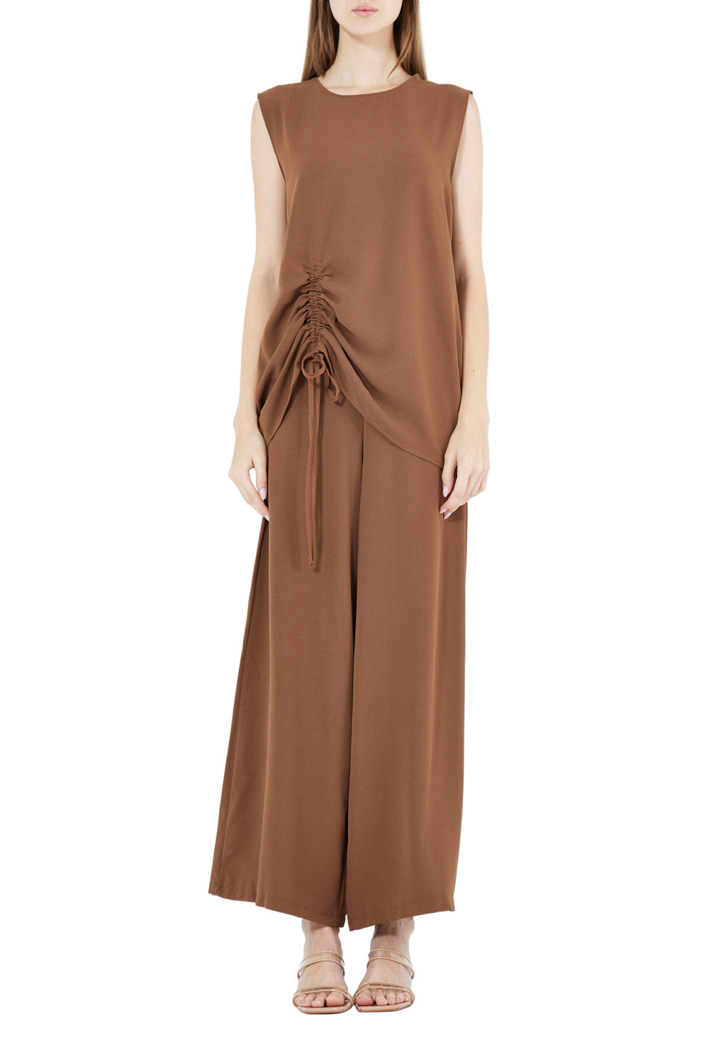 Stylish Loose fitted Jalabiya With Flared Pant