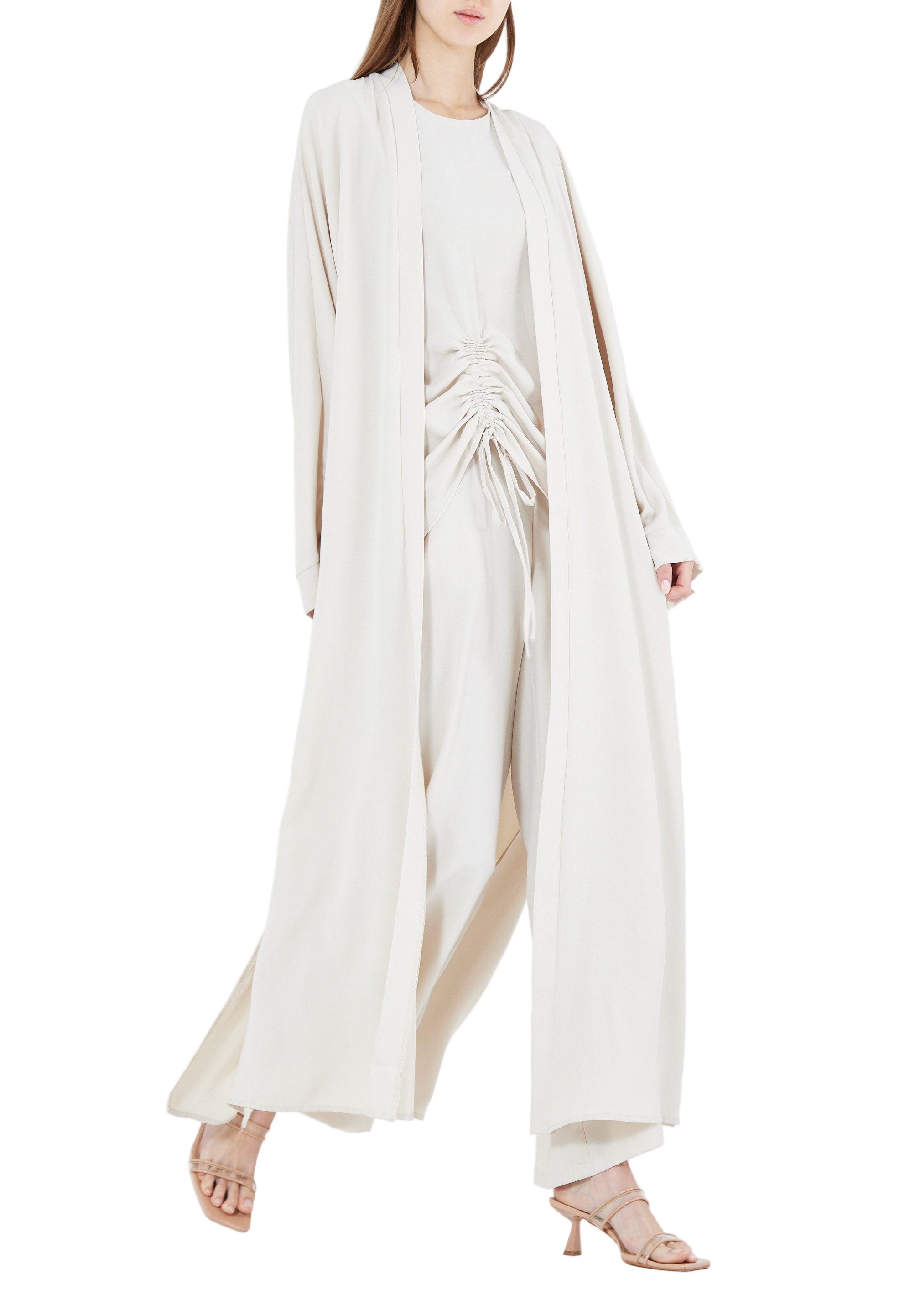 Stylish Loose fitted Jalabiya With Flared Pant