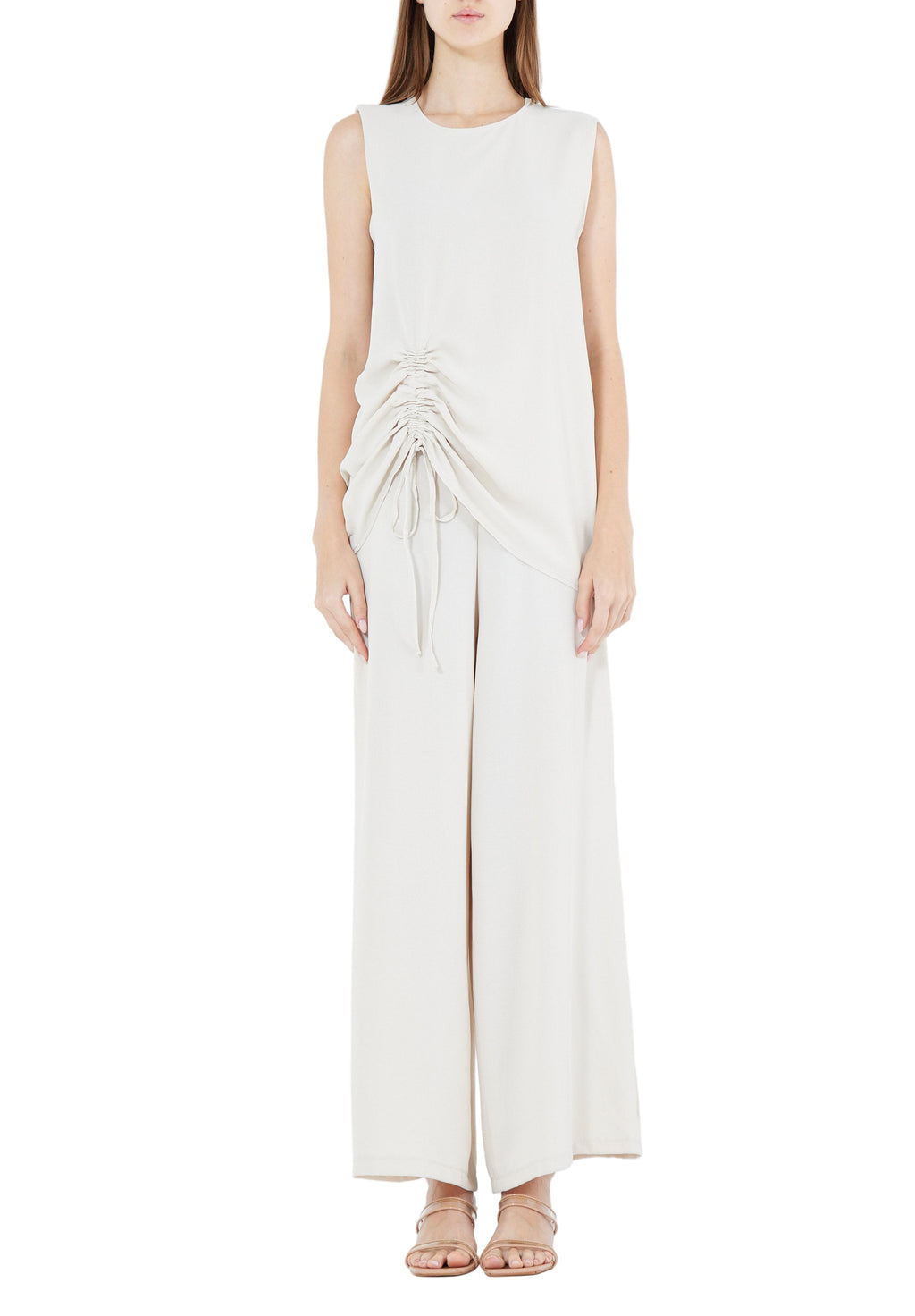 Stylish Loose fitted Jalabiya With Flared Pant