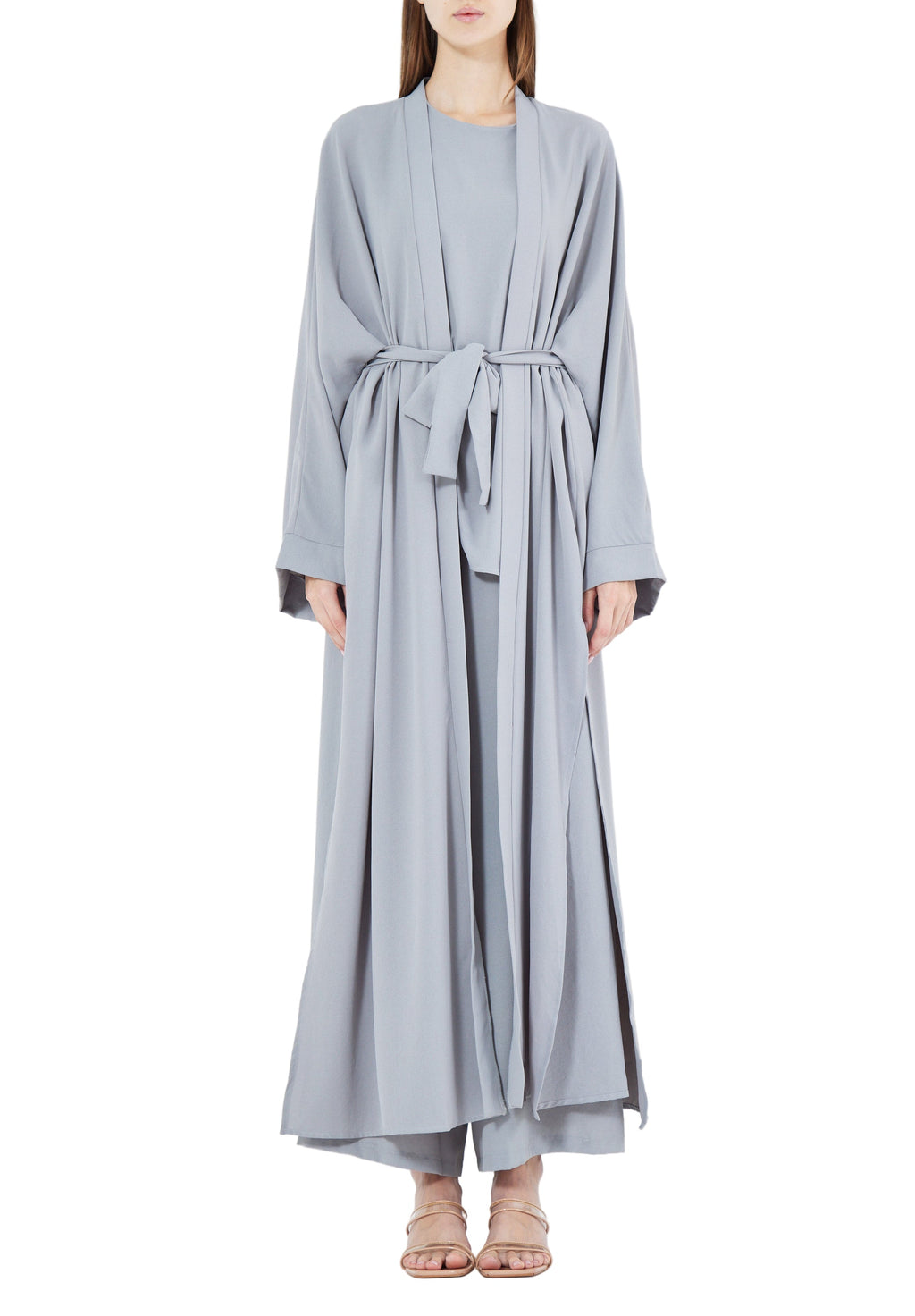 Stylish Loose fitted Jalabiya With Flared Pant