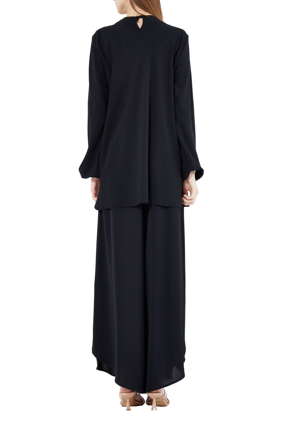 Beautiful A-Symmetrical Stylish Top With Flared Pant