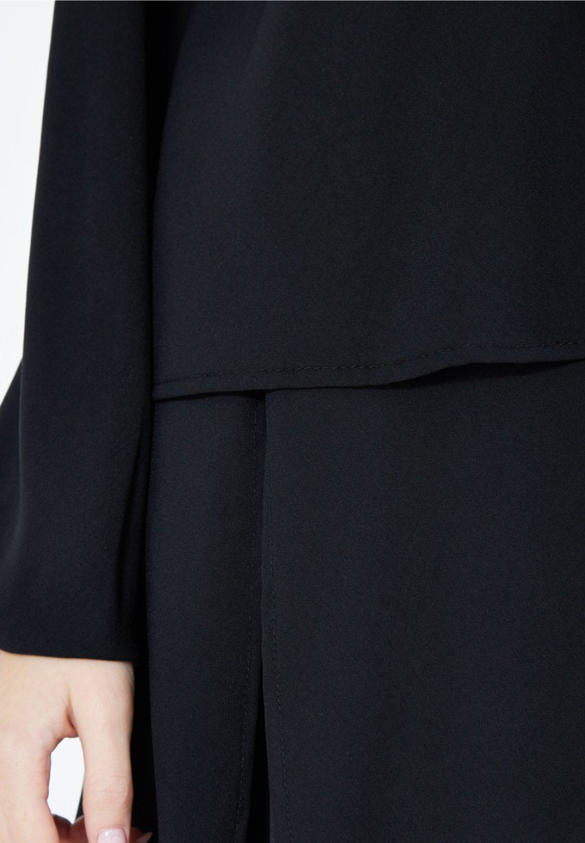 Beautiful A-Symmetrical Stylish Top With Flared Pant