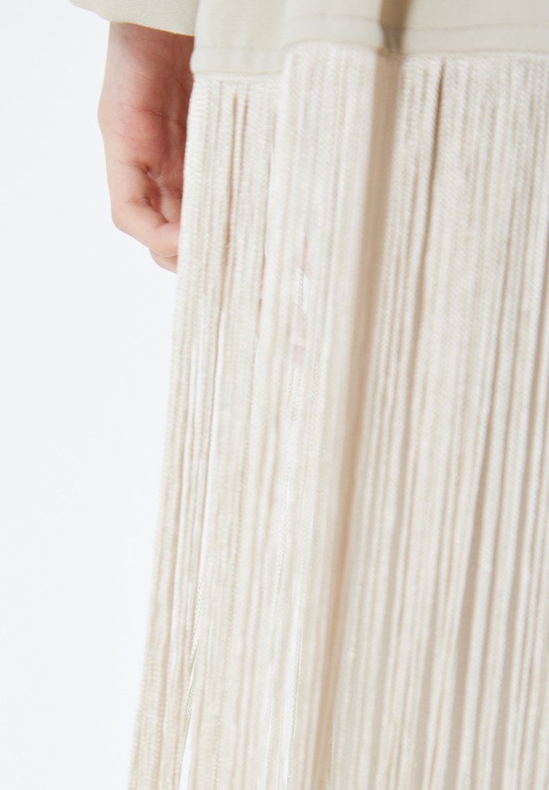 Beautiful Draped Chiffon Top With Fit And Flare Pant