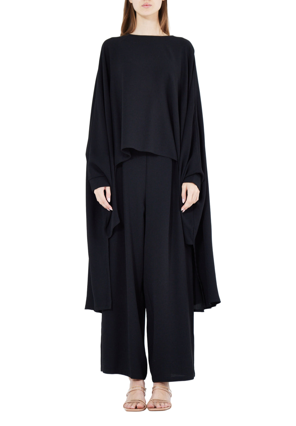 Stylish Loose Fit Draped Top With Loose Fit Pant