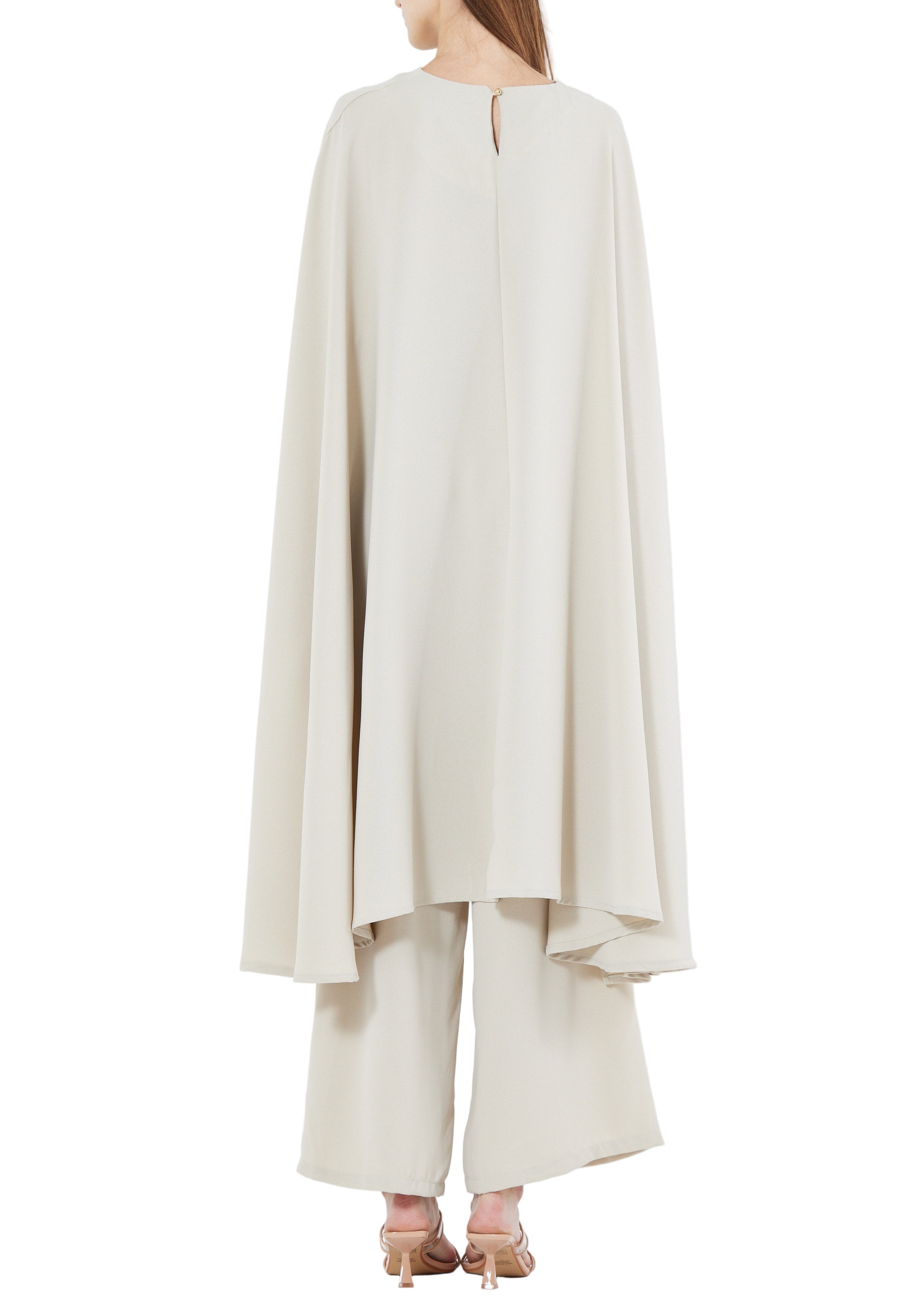 Stylish Loose Fit Draped Top With Loose Fit Pant