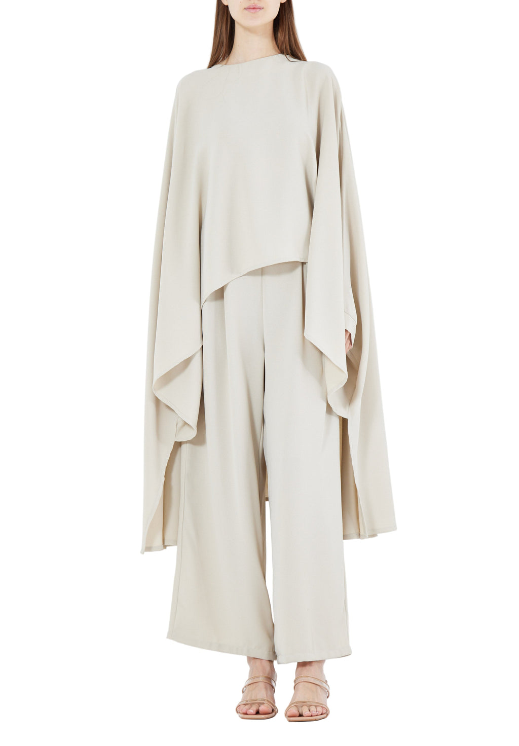 Stylish Loose Fit Draped Top With Loose Fit Pant